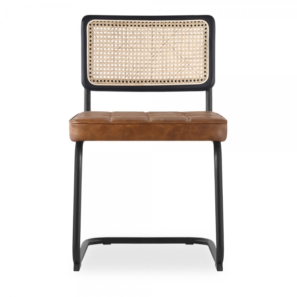 Kenton Dining Chair Vintage Tan BlackProduct Detail Beijing Zeyou